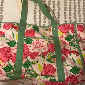 RARE Lilly Pulitzer Delta Zeta Classic Tote